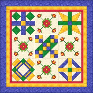horizontal block no sashing